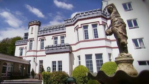 A view of the front of the Stradey Park Hotel in Llanelli