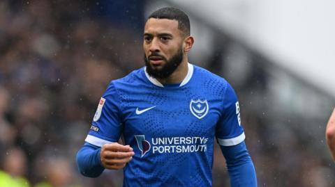 Keshi Anderson in action for Portsmouth