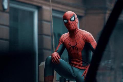 Spider-Man filming in Glasgow. 
