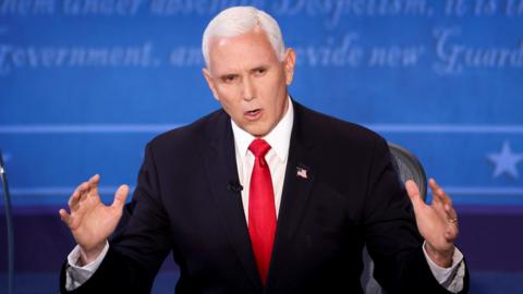 Mike Pence debates Kamala Harris