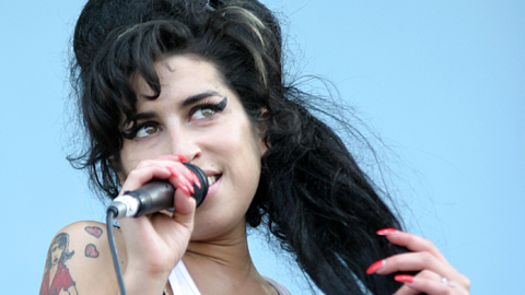 Amy Winhouse at the Isle of Wight Festival