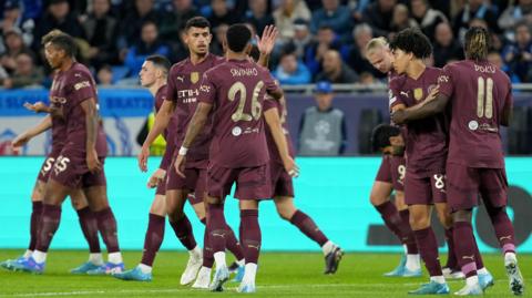 Man City celebrate