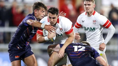 James Hume in pre-season action against Edinburgh