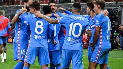 Atletico Madrid celebrates