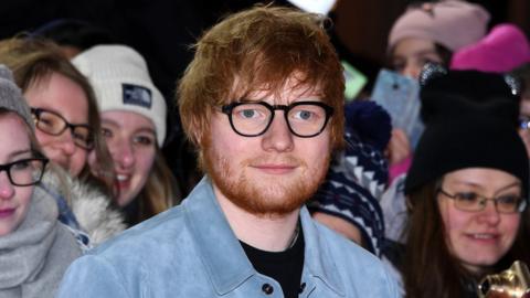 Singer Ed Sheeran