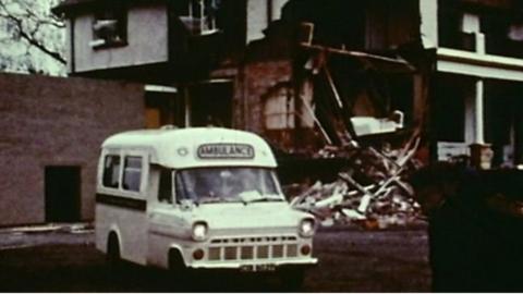 Several people were hurt in the 1972 blast at the university's sports hall in 1972