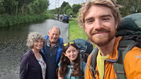 Indy Kiemel Greene and Katie Monk pictured on a canal