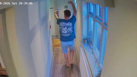 Lorry driver dropped knife during drunken dance