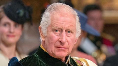 Britain's King Charles III during the National Service of Thanksgiving and Dedication