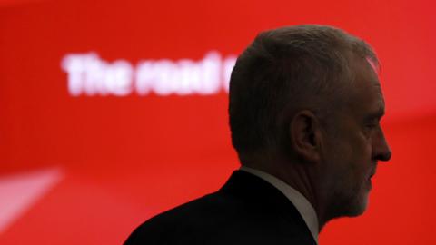 abour Leader Jeremy Corbyn speaks during a press conference on Brexit