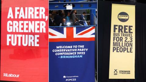 Labour, Conservative and SNP conferences