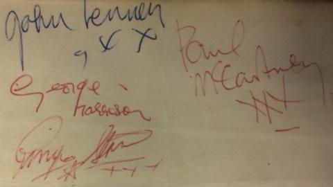 Fab Four signatures