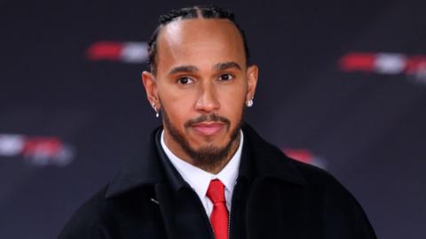 Lewis Hamilton attends the F1 75 Live at The O2 Arena on February 18, 2025 in London, England