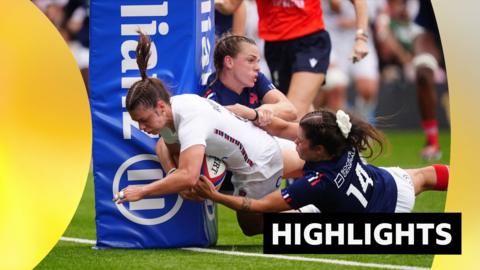 Helena Rowland scores for England