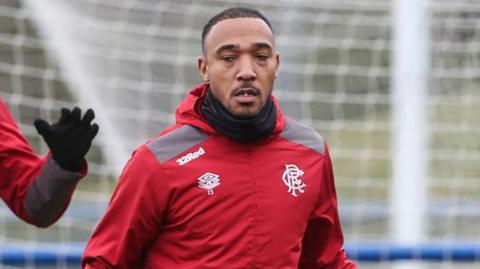 Rangers' Derek Cornelius in training