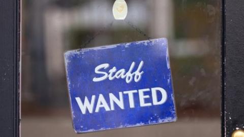 Staff Wanted sign