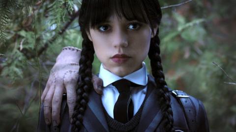 Jenna Ortega as Wednesday Addams