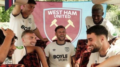West Hama away kit launch