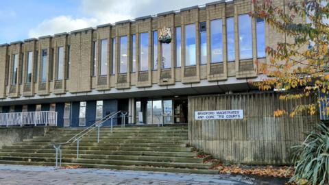 The exterior of Bradford and Keighley Magistrates’ Court.