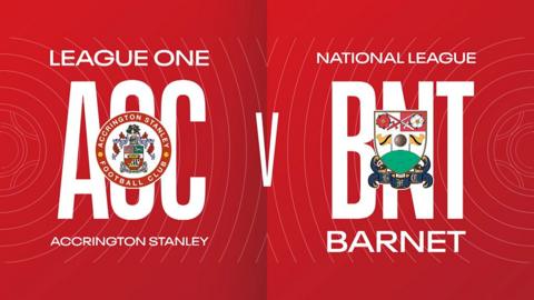 Accrington v Barnet graphic