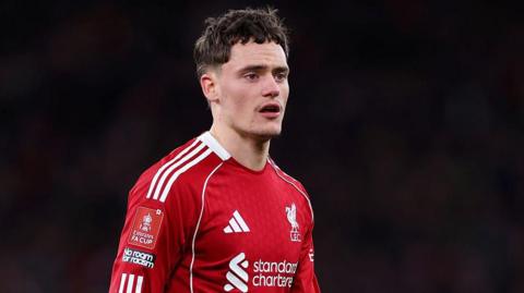 Florian Wirtz in action for Liverpool