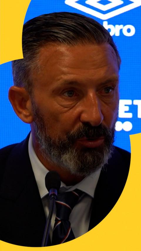 Rangers manager Derek McInnes