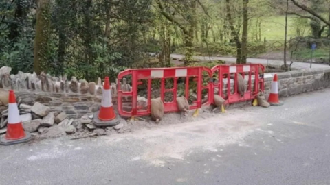 Damage to Denham Bridge