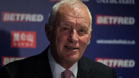 Barry Hearn at a news conference