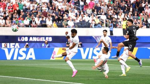 Elijah Just scores for New Zealand