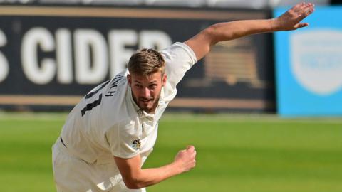 Adam Finch in action for Worcestershire