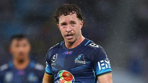 Half-back Tom Weaver pictured playing for Gold Coast Titans