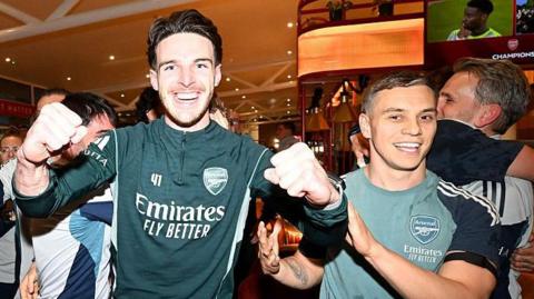 Arsenal celebrate