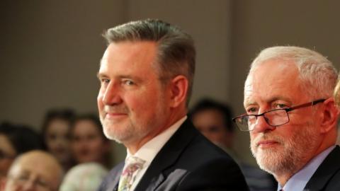 Barry Gardiner and Jeremy Corbyn