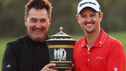 Justin Rose and Mark Fulcher