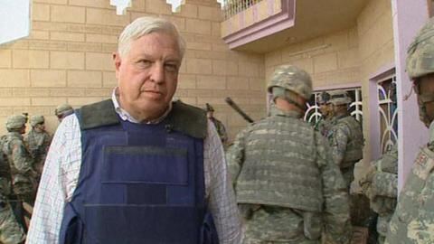 John Simpson in Iraq