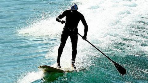 Stand up paddle-boarding
