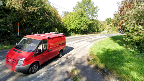 A431 near Bitton in Somerset