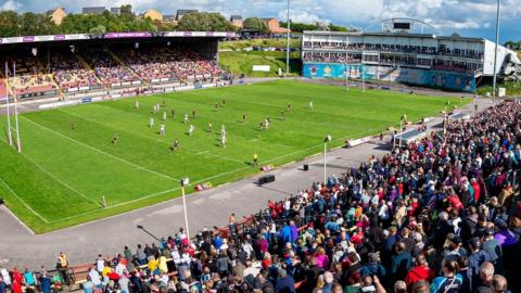 Bradford played the last game at the Odsal Stadium against Sheffield Eagles on 1 September 2019