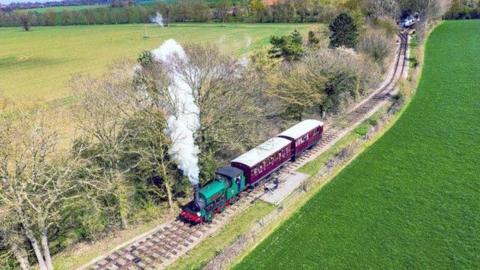 The Mid-Suffolk Light Railway line