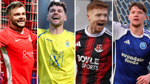 Andy Ryan, Cathal McGinty, Fraser Bryden and Harry Murphy