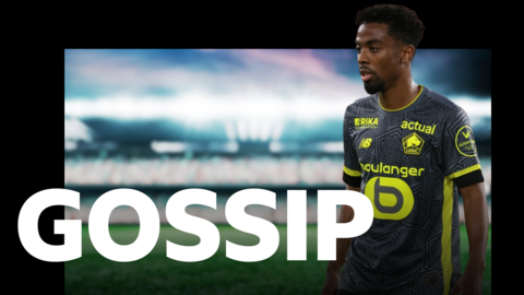 Angel Gomes picture alongside the Gossip logo