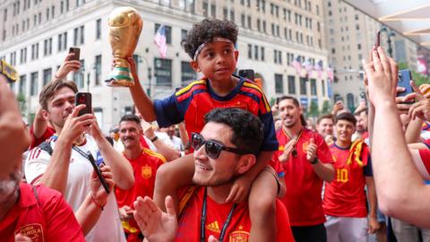 Spain fans