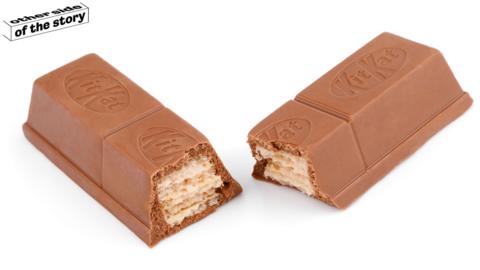 Broken finger of KitKat