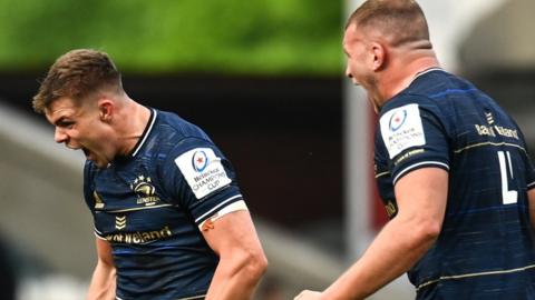 Leinster and Garry Ringrose celebrate