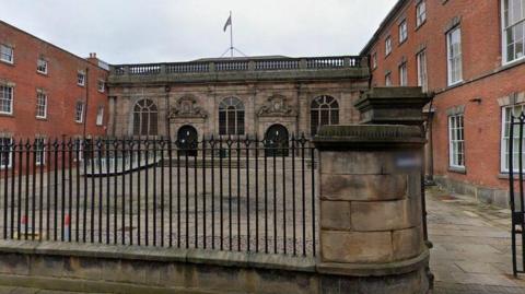 A photograph of Derby Magistrates' Court taken from Google street view