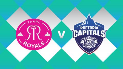 Paarl Royals v Pretoria Capitals badge graphic