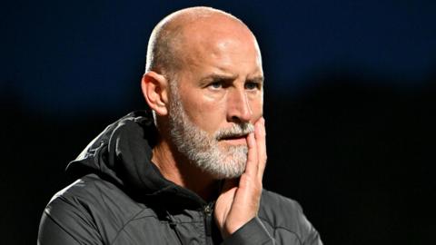 Larne interim manager Gary Haveron
