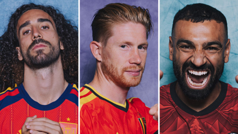 Marc Cucarella, Kevin de Bruyne, Mo Salah