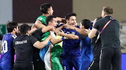 Uzbekistan celebrate
