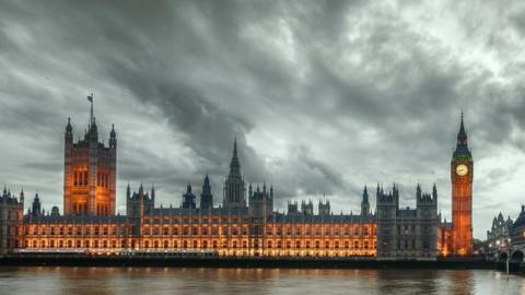 Storm clouds over Westminster